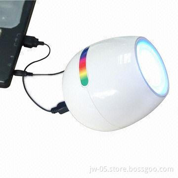 Mini Vibrating Speaker with 256C Living Color Mood Light, Customized Colors Welcomed